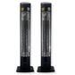 2 Pack Euroblade™ XT Series IP55 SUNTOWER 2000W Portable Carbon Infrared Heater