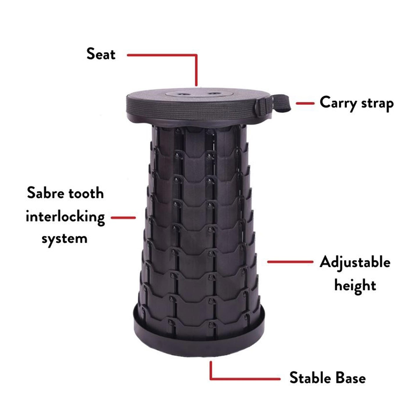 Sabre Stool Mega Bundle - 3 Stools Plus 1 Black Sabre Table