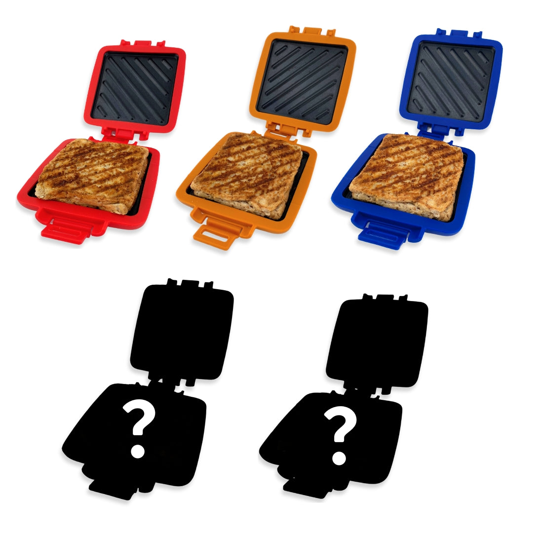 Buy 4 get 1 FREE! The Original Turbo Toastie Microwave Toasted Sandwich Maker