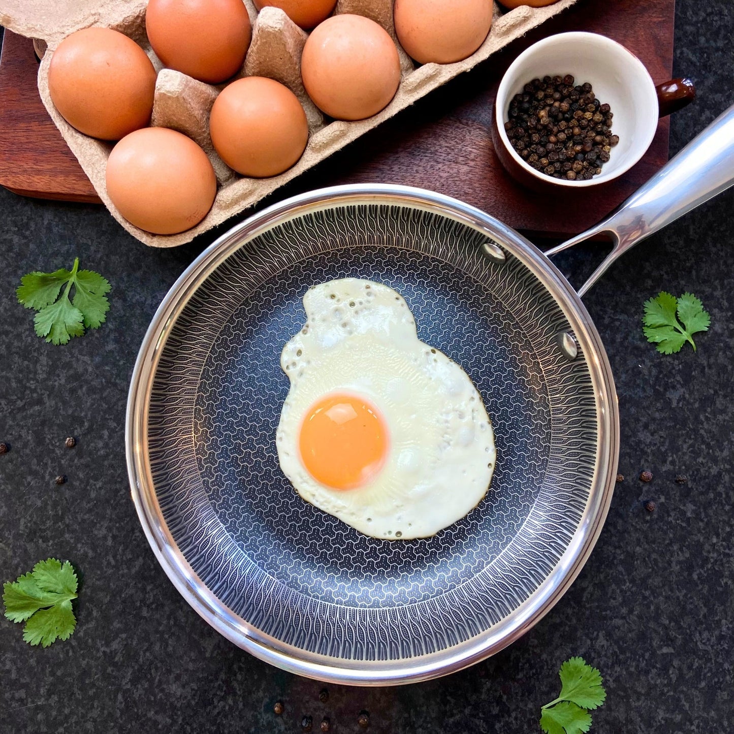 VERTEX Cookware - 26cm Frying Pan with Lid