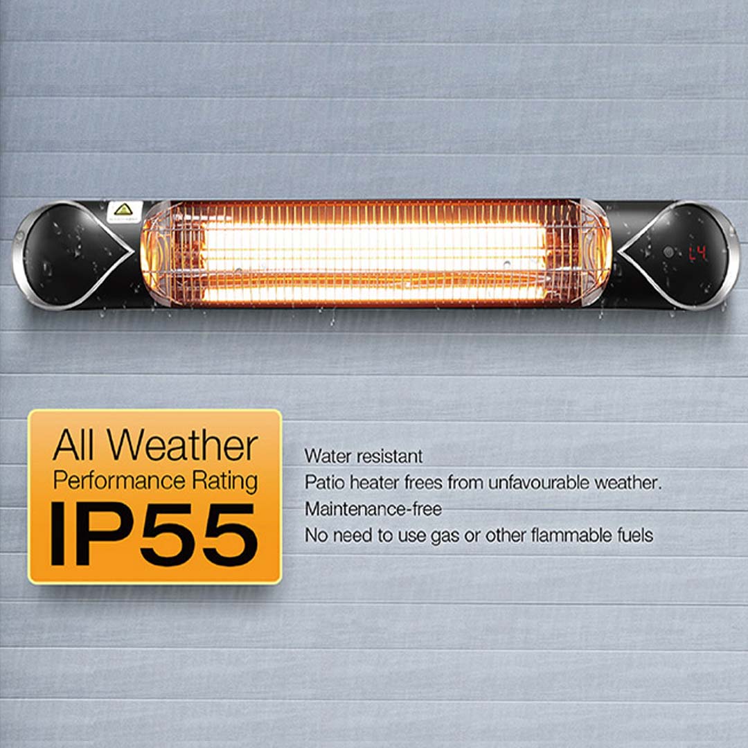 4 Pack -  Euroblade™ 2000W Carbon Infrared Heater