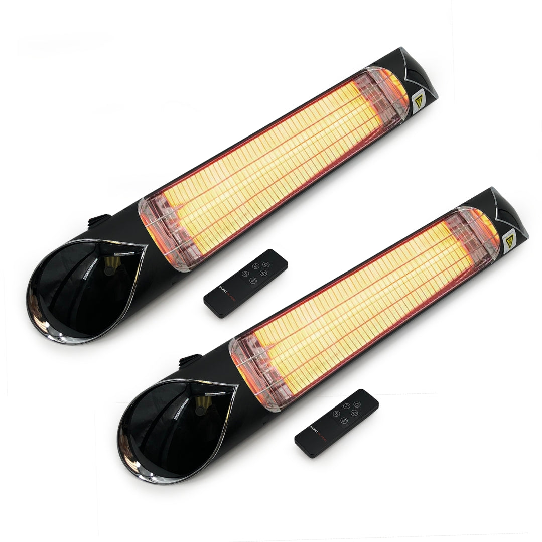 2 Pack - Euroblade™ 2000W Carbon Infrared Heater