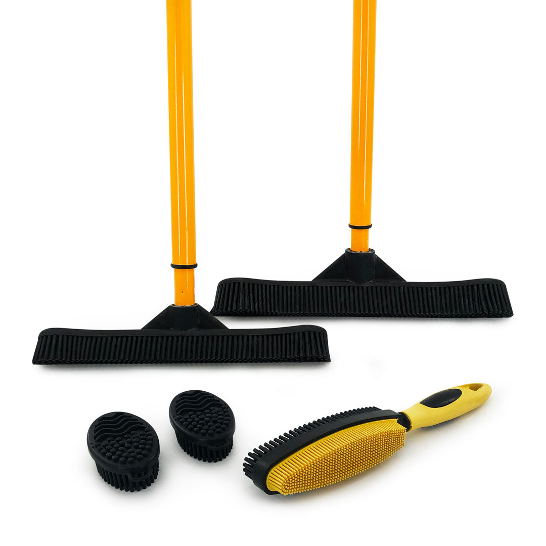 Sweepa™ Rubber Brooms 5pc Value Pack