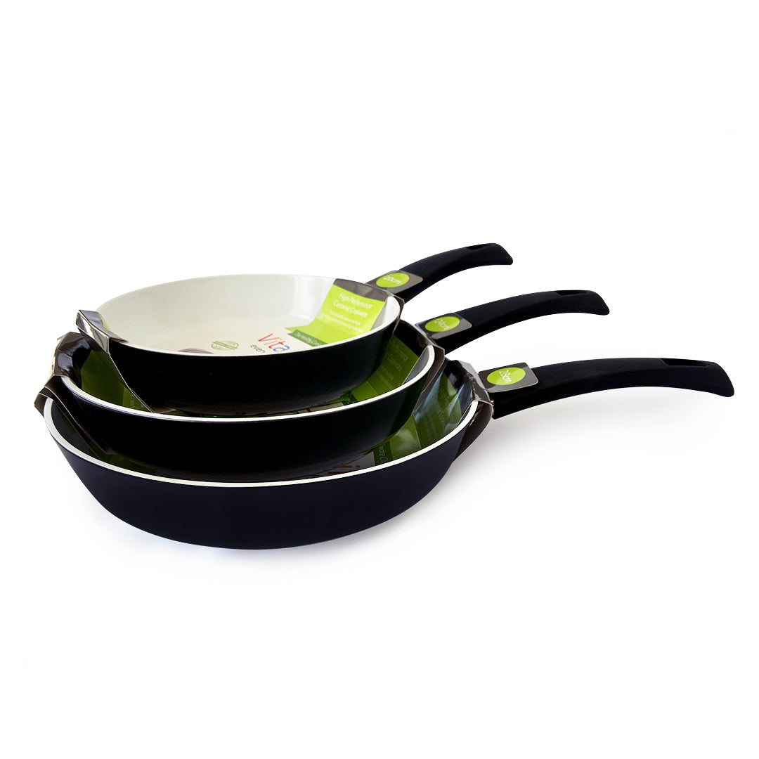 Vita+Life Home Makers 3pc Frying Pan Set