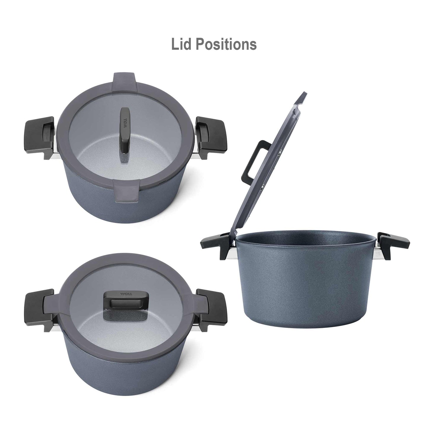 WOLL Concept Plus Pots with Multi-functional Steamer Insert